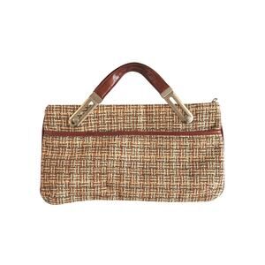 Vintage 1950s Wool Tweed Handbag | EXCEL Zipper | Mid-Century Purse